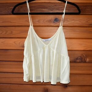 Pull&Bear Light Yellow Camisole Top